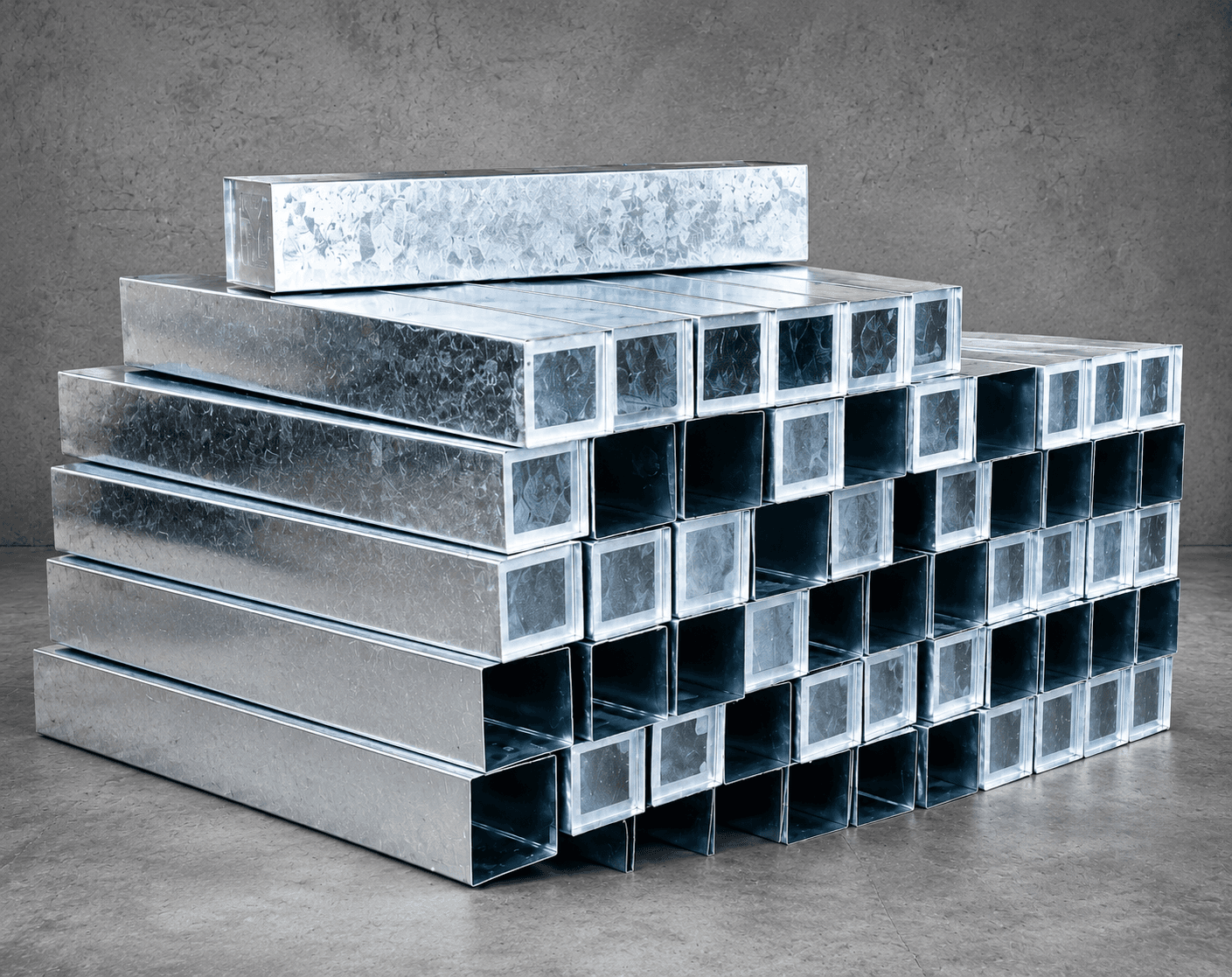 Industrial steel ice cans